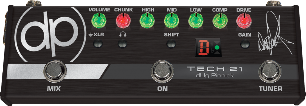 TECH21 DP-3X dUg Pinnick サンズアンプ ベース SansAmp DP-3X dUg Pinnick Signature