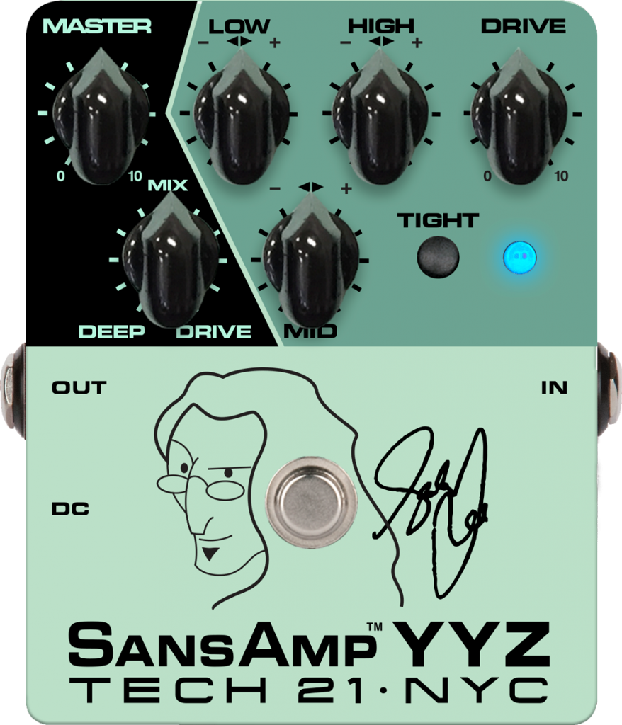 TECH 21 SansAmp YYZ ベースエフェクター SansAmp YYZ GEDDY LEE SIGNATURE